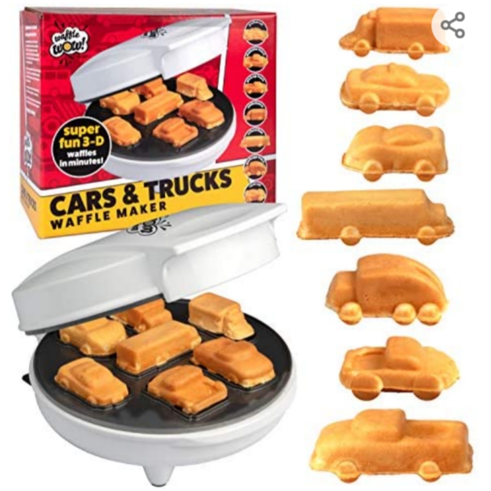 Waffle Wow! Cars and trucks waffle maker new!